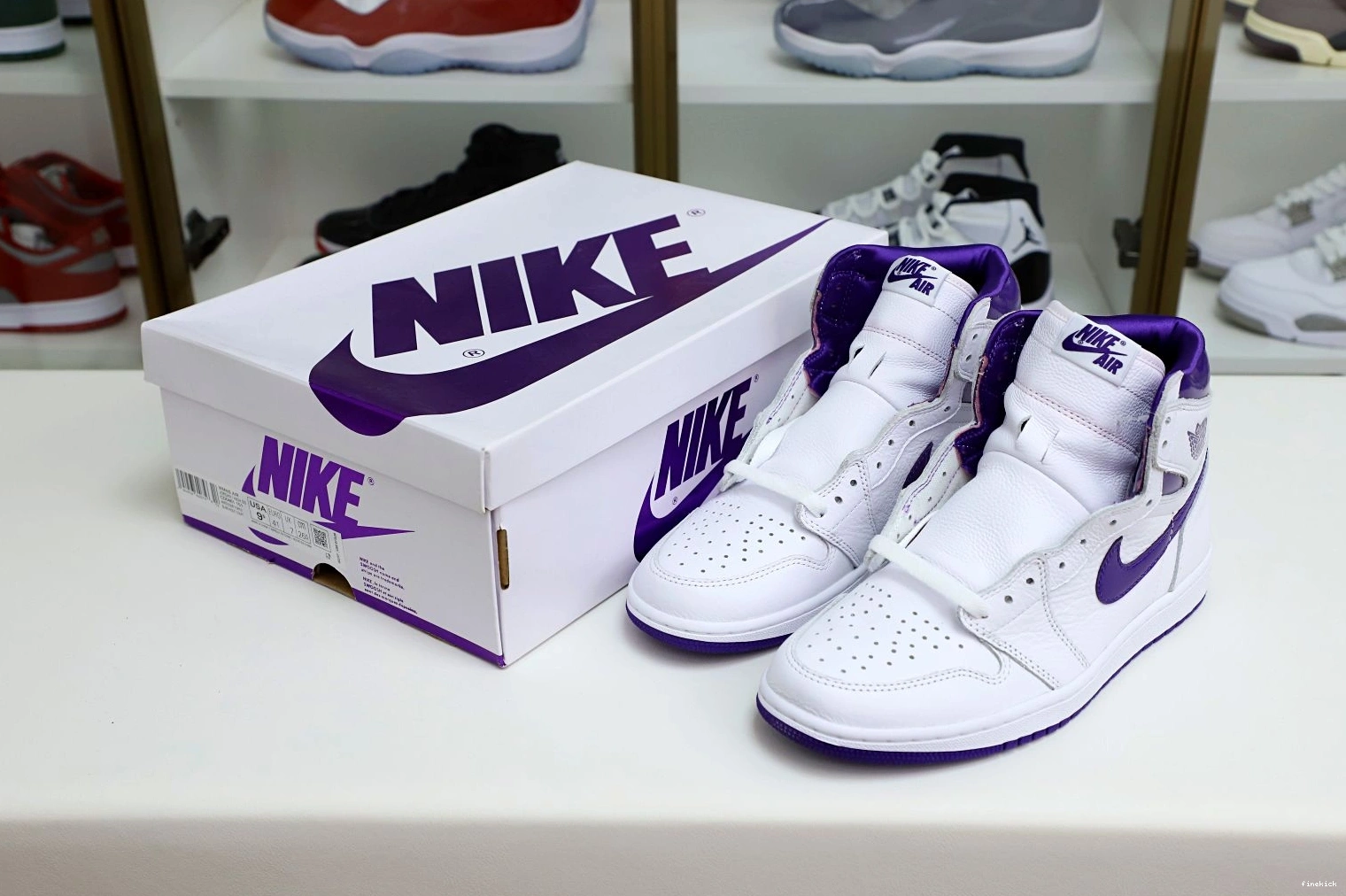 OG 1 Court High Air Jordan Purple 0726